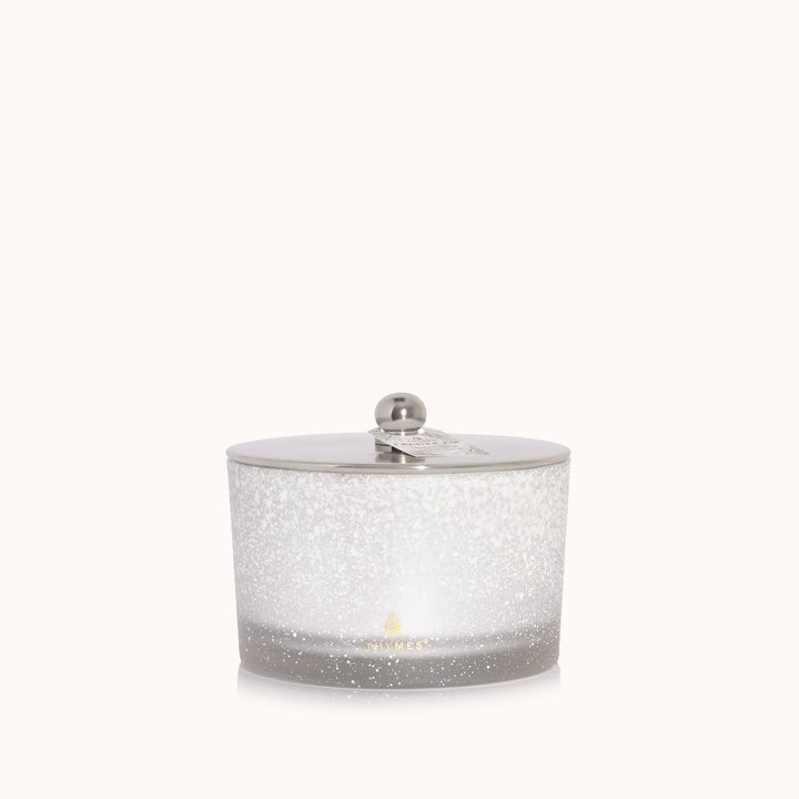 Thymes Frasier Fir | Flocked 3-Wick Poured Candle