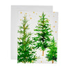 Caspari | White Christmas Foil Christmas Cards