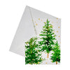 Caspari | White Christmas Foil Christmas Cards