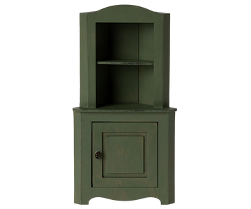 Miniature Corner Cabinet | Dark Green