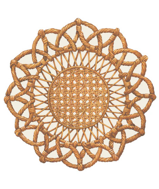 Rattan Weave Die Cut Placemats