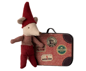 Maileg | Baby Christmas Mouse in Suitcase