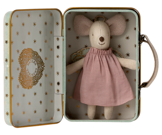 Angel Mouse in Suitcase | Little Sister