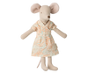 Mom Mouse in a Paisley Dress