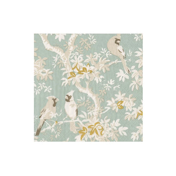 Caspari | Scenic Songbirds Cocktail Napkins