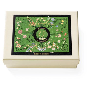 Karen Adams Designs |Calendar 2025 Note Card Box