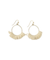 Kendra Fringe Hoop Earrings