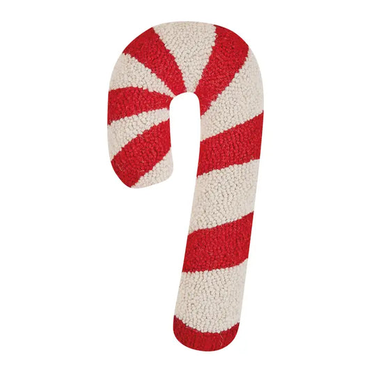 Shaped Candy Cane Hook Pillow