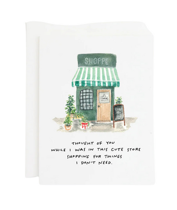 Cute Shop Card