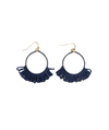 Kendra Fringe Hoop Earrings