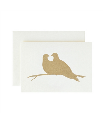 Ivory Doves Card