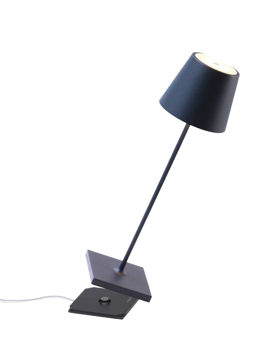 Zafferano America - Poldina Pro Cordless Lamp: Steel Blue