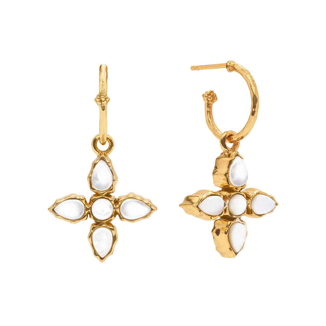 Capucine De Wulf | Aurora Hoop Earrings with Reversible Charm