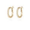 Lyre Hoop Earrings