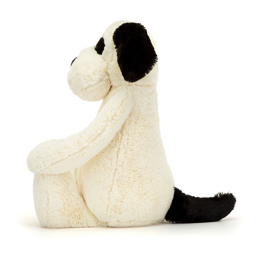 Jellycat | Bashful Black and Cream Puppy Really Big