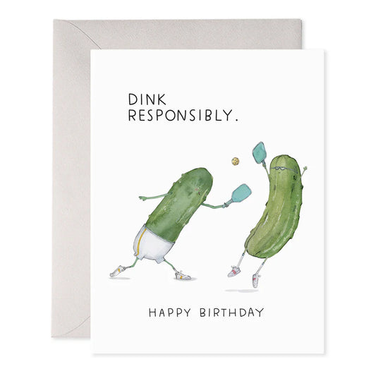 Pickleball Birthday Card