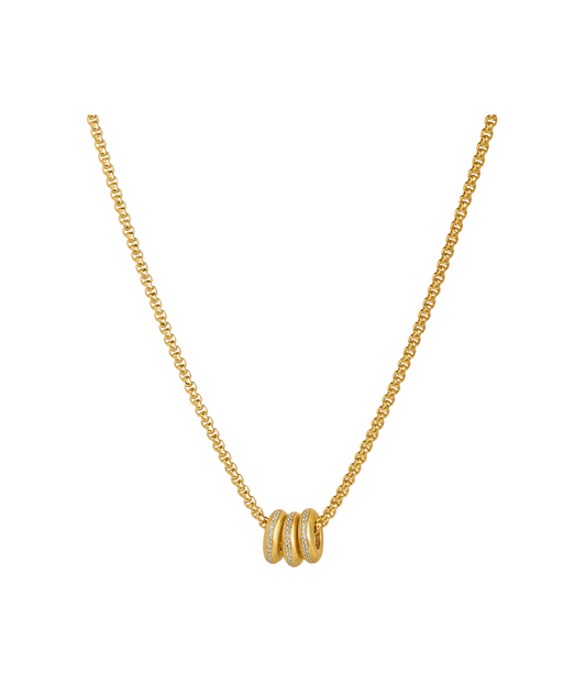 Dauphine Pavé Pendant Necklace