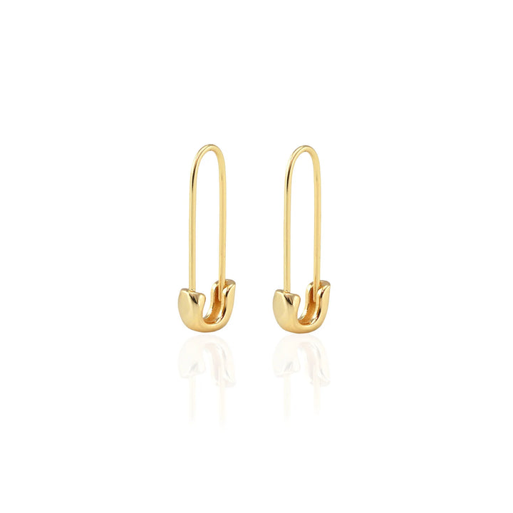 Kris Nations | Safety Pin Hoop Earrings