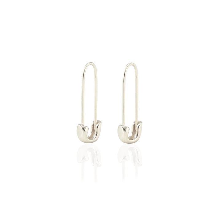 Kris Nations | Safety Pin Hoop Earrings