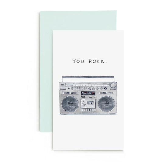 You Rock Enclosure Card