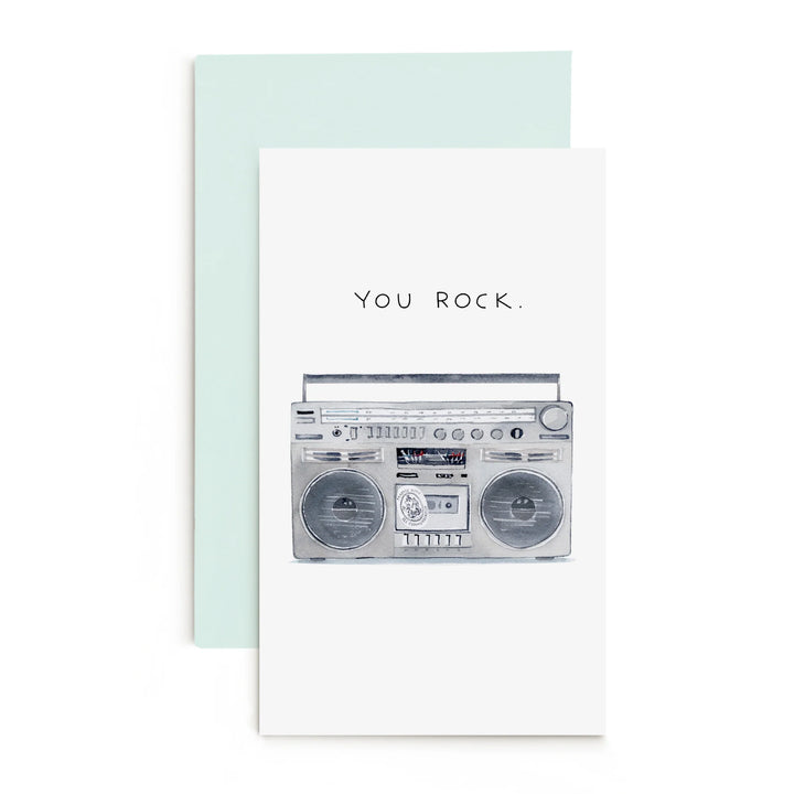 You Rock Enclosure Card