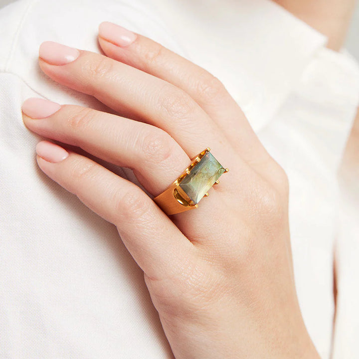 Dean Davidson | Mini Castle Ring | Labradorite