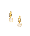 Square Crystal Drop Earrings