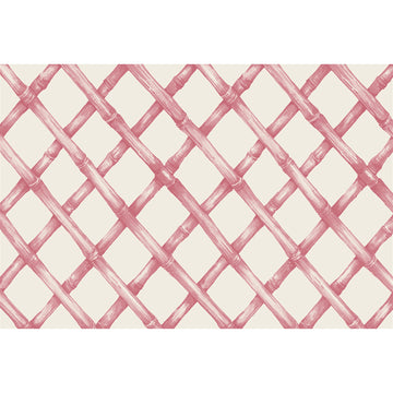 Pink Lattice Placemat Pad