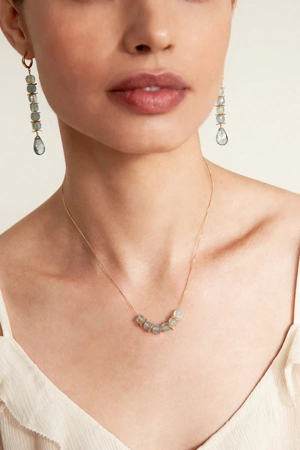 Chan Luu | Joya Necklace | Aquamarine