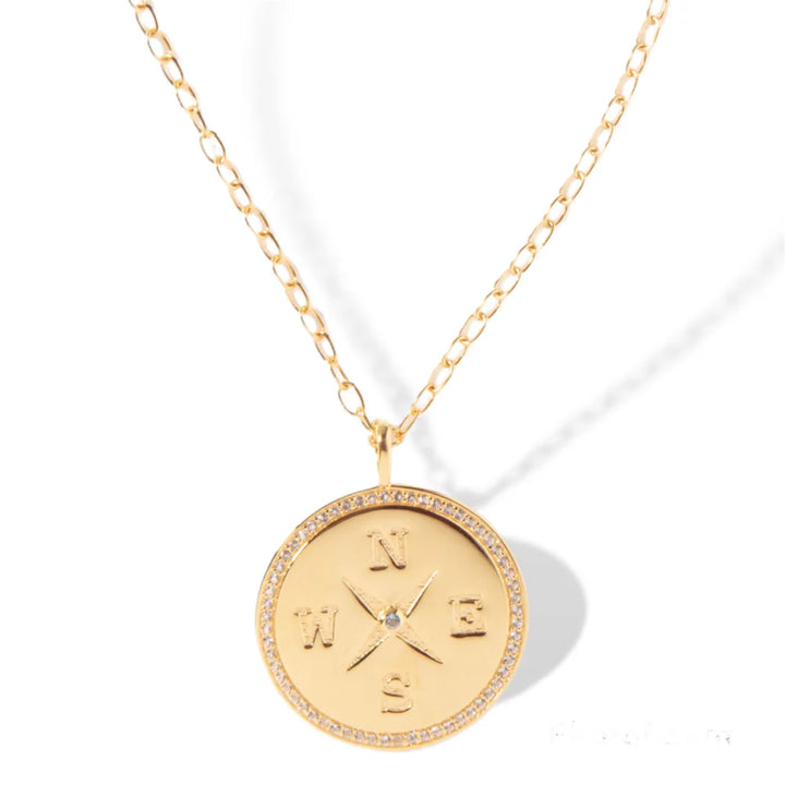 Dina Mackney | Compass Charm Necklace