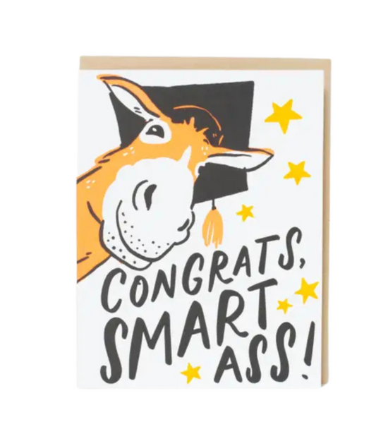 Smart Ass Graduation Card