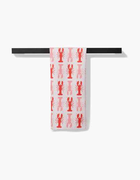 Geometry | Lobster Stripe Tea Towel