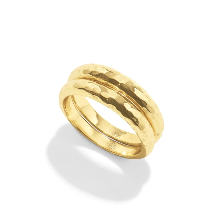 Capucine De Wulf | Cleopatra Slice Stacking Ring Set - Gold