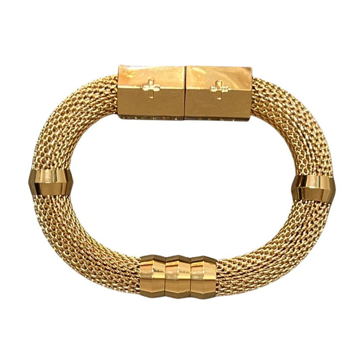 Holst and Lee | Mesh Classic Gold Everything Bracelet: AKA The Jill