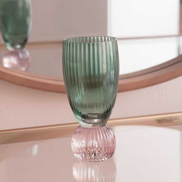 GLASS Venice Shot Glass Set of 4 (Green and Lavend