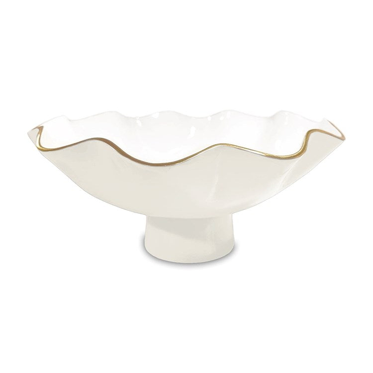 ENCANTO Carola Large Pedestal (Cream and White)