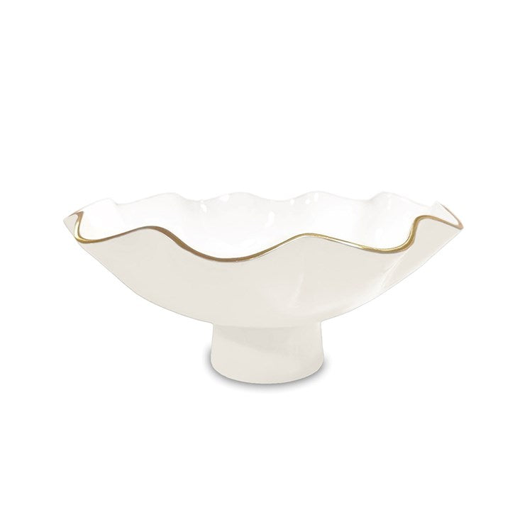 ENCANTO Carola Small Pedestal (Cream and White)