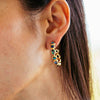 Aurora Medium Hoop Earrings