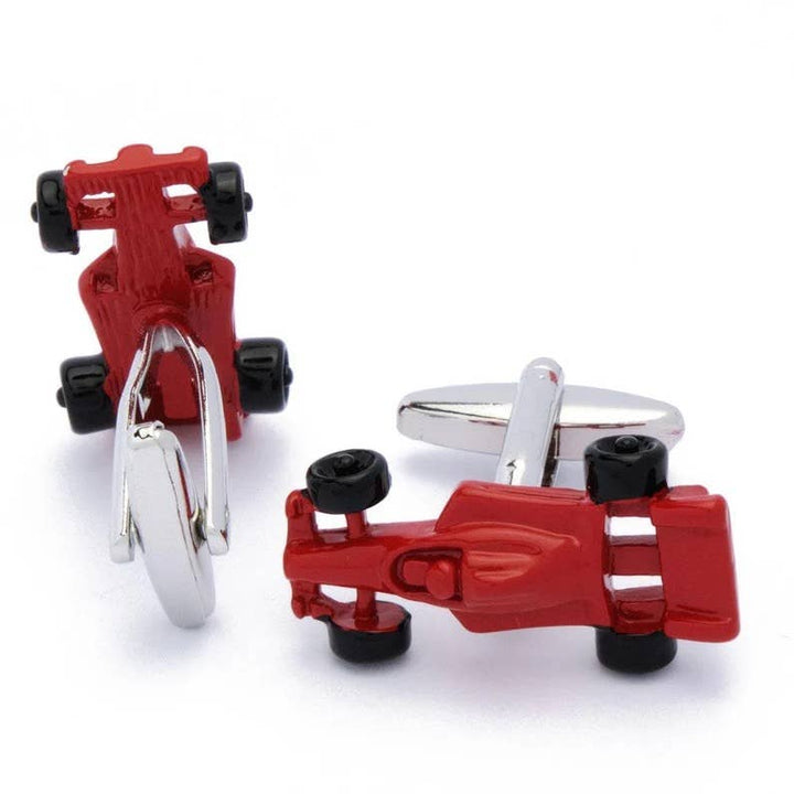 Stolen Riches | Red Race Car Cufflinks