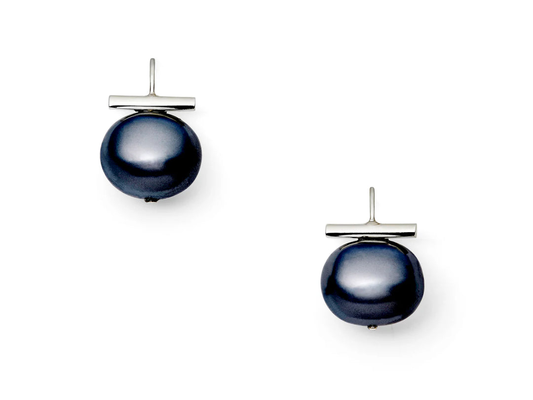 Catherine Canino | Large Pebble Pearl Earrings