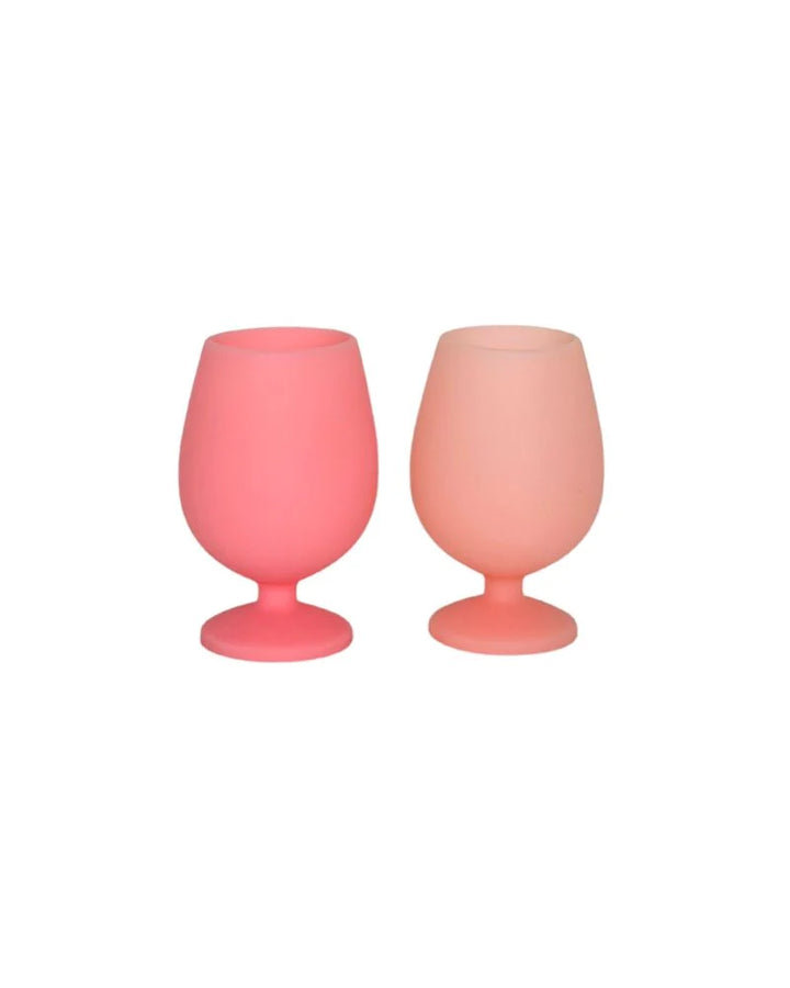 Silicone Unbreakable Wine Glasses | Flamingo + Lotus