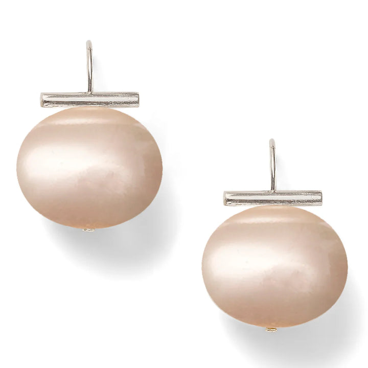 Catherine Canino | Large Pebble Pearl Earrings