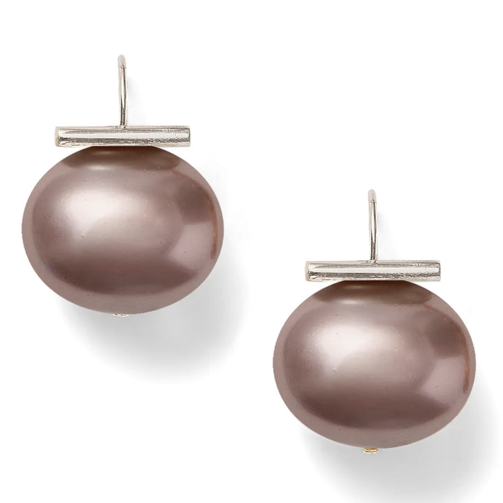 Catherine Canino | Large Pebble Pearl Earrings