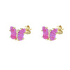 Opal Butterfly Stud Earrings