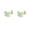 Opal Butterfly Stud Earrings