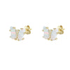 Opal Butterfly Stud Earrings