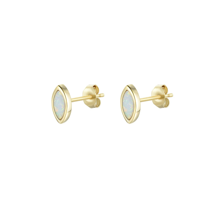 Marquise Opal Stud Earrings