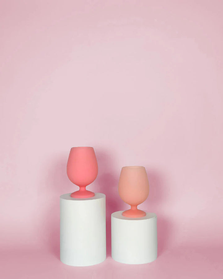 Silicone Unbreakable Wine Glasses | Flamingo + Lotus