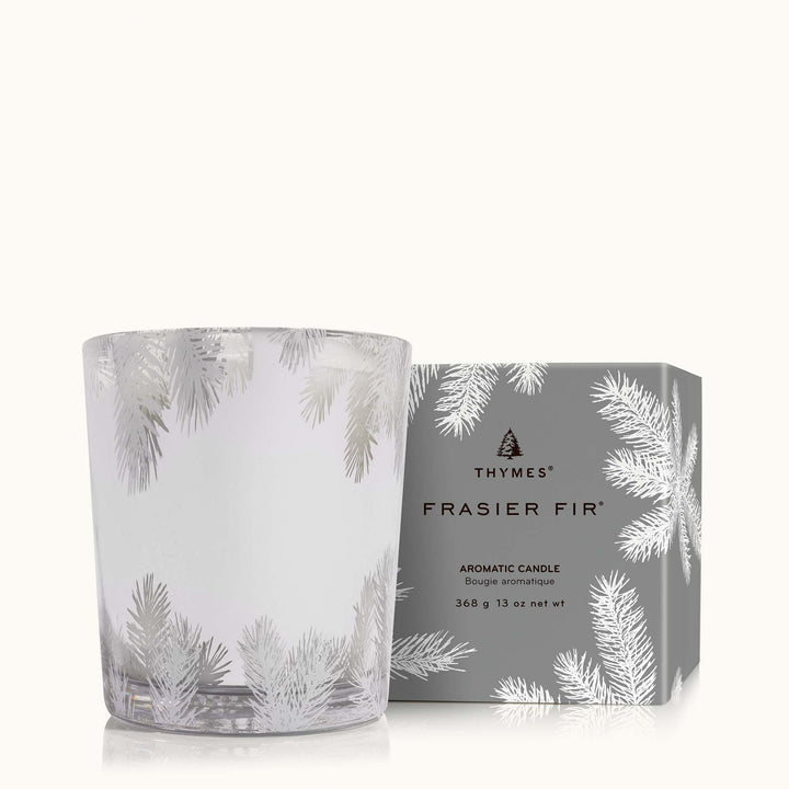 Thymes Frasier Fir | Statement Silver Poured Candle