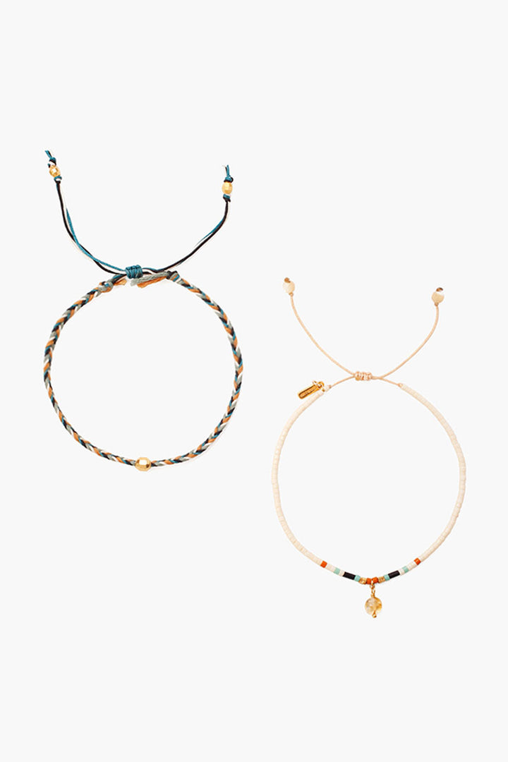 Chan Luu | Pull Tie Bracelet Set